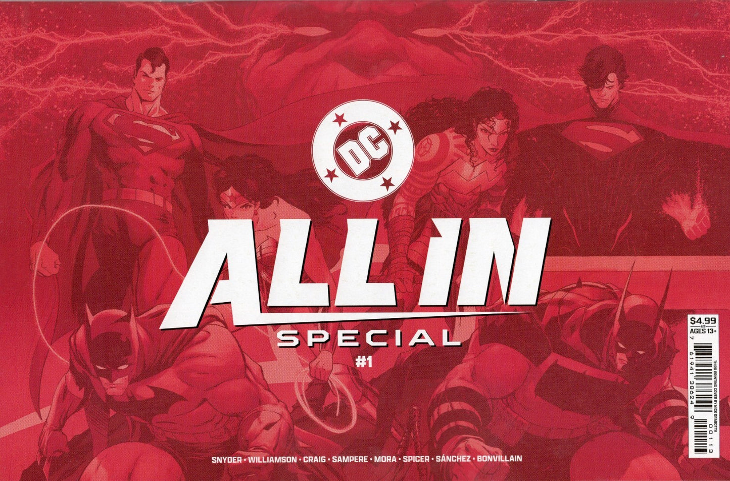 DC All-In Special #1 3rd Print DC Comic Book 2026 Dragotta Cover A NM ABSOLUTE