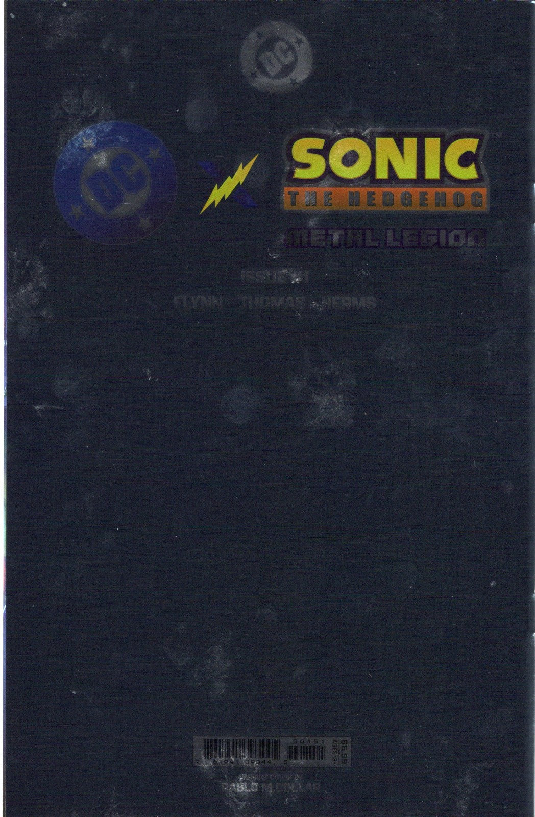 DC X SONIC THE HEDGEHOG METAL LEGION #1 COMIC COVER E FOIL NM 1ST PRINT 2026 DC