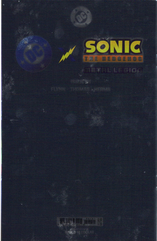 DC X SONIC THE HEDGEHOG METAL LEGION #1 COMIC COVER E FOIL NM 1ST PRINT 2026 DC