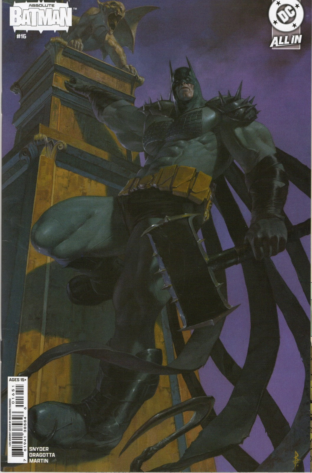 Absolute Batman #16 - 1st Printing - 1/25 Ratio Variant - 2026