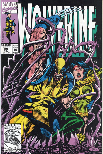 WOLVERINE # 63 VF DIRECT COPY MARVEL COMICS 1992 VF