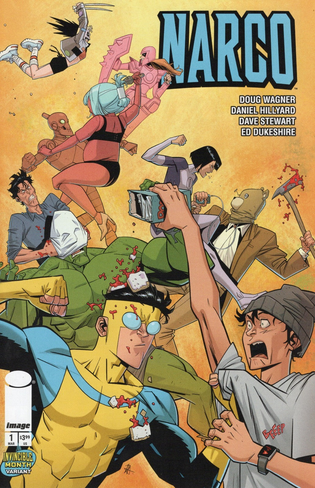 Narco #1 Cover D Daniel Hillyard & Dave Stewart Invincible Team Up Variant