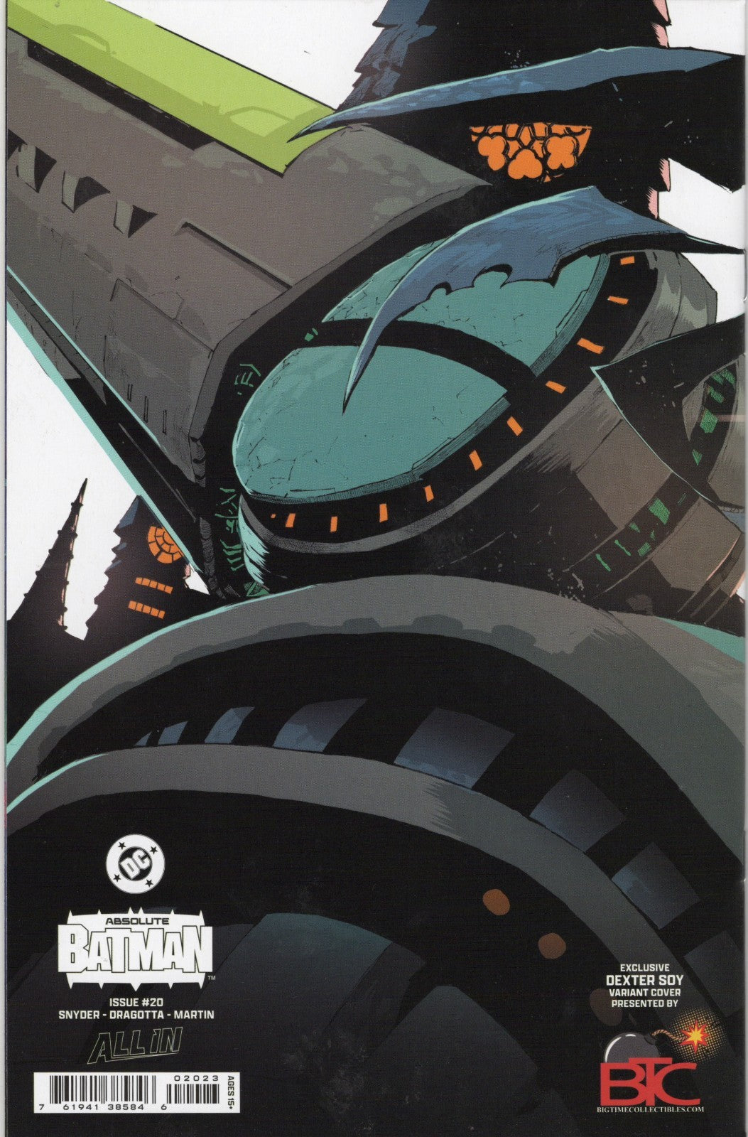 Absolute Batman #20 Dexter Soy Fan Expo Philly Wraparound Trade Dress Variant