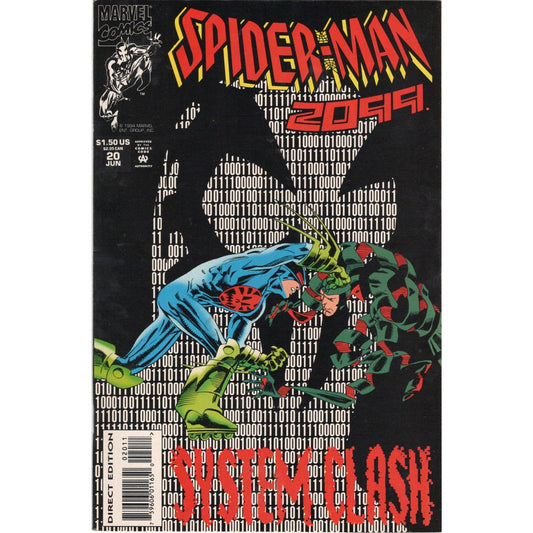Spider-Man 2099 #20 Marvel Comics 1994 System Clash Miguel O'Hara Direct Edition