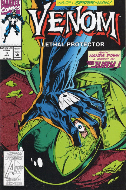 Venom Lethal Protector #3 1993 Marvel 9.4-9.6