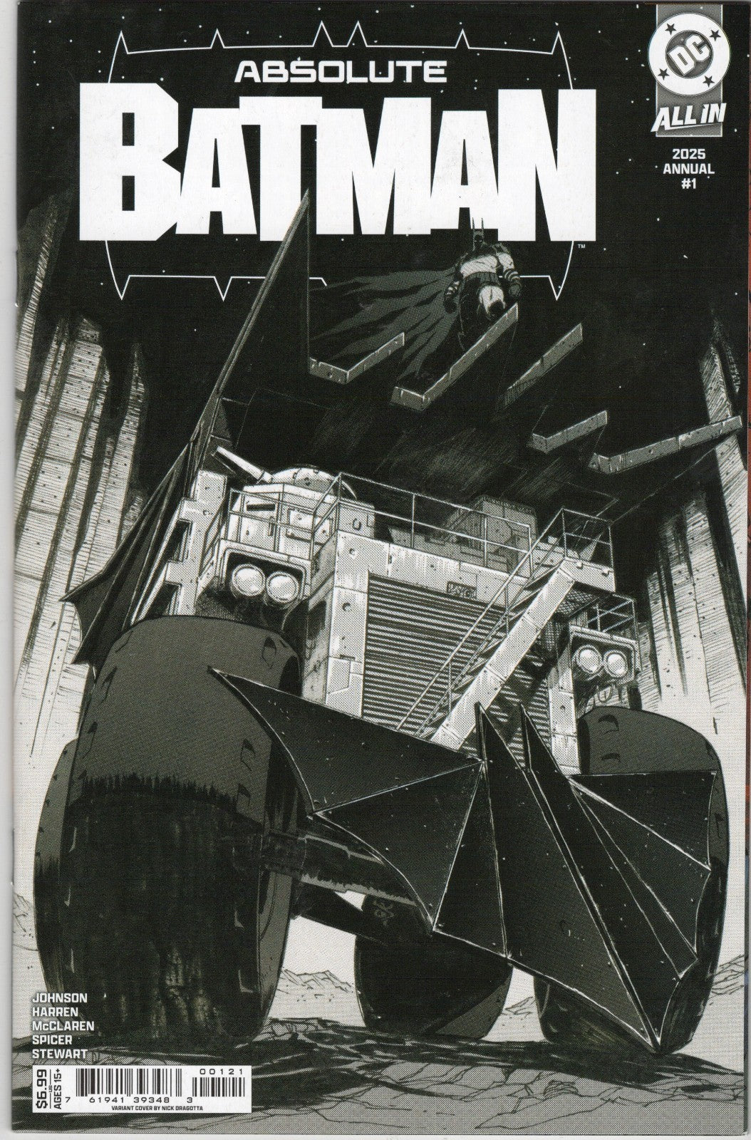 🦇 2025 DC Comics ABSOLUTE BATMAN Annual Issue #1 * Cover B * NM * 1st Print