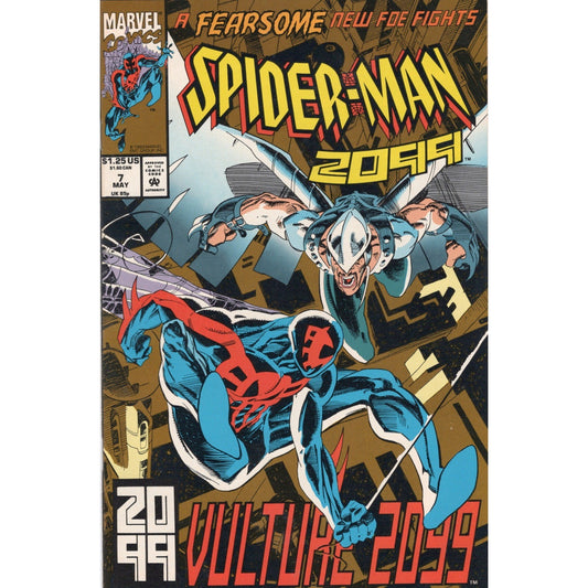 Spider-Man 2099 #7 1993 Marvel Comics 1st Vulture 2099 VF Direct Edition