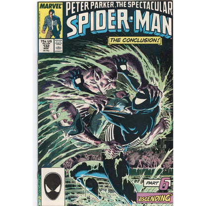 Spectacular Spider-Man 132 Kraven's Last Hunt Part 6 1987 VF Direct Edition