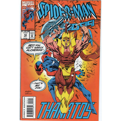 Spider-Man 2099 #12 Marvel Comics 1993 Thanatos Appearance VF Direct Edition