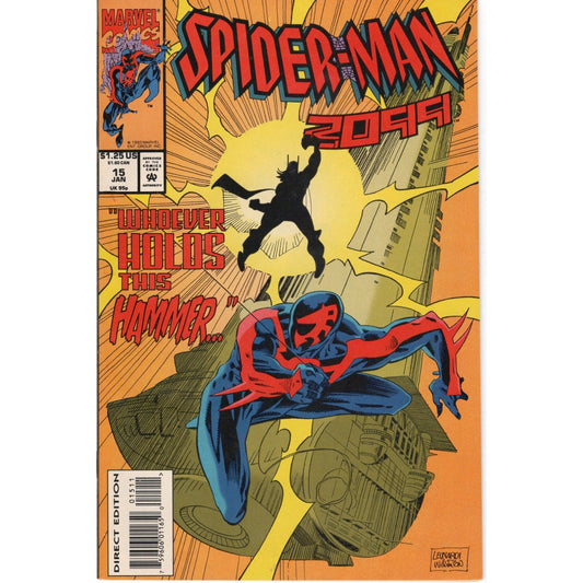Spider-Man 2099 #15 Marvel Comics 1994 VF Direct Edition Miguel O'Hara Hammer