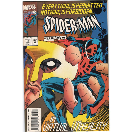 Spider-Man 2099 #13 Marvel Comics 1993 Miguel O'Hara Virtual Unreality VF Direct