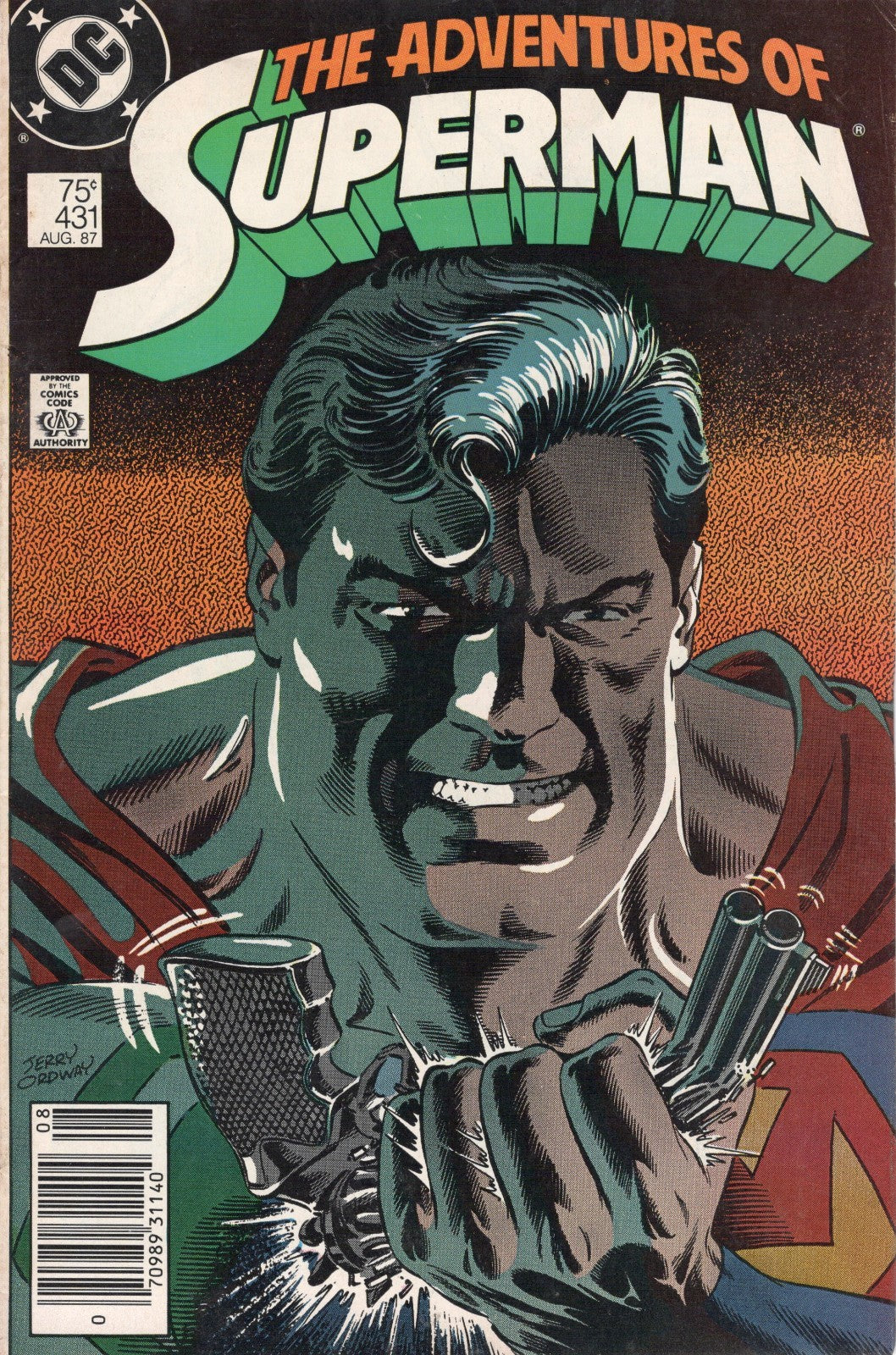 The Adventures of Superman #431 August 1987 Comic VF