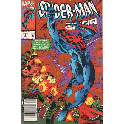 Spider-Man 2099 #5 Marvel Comics 1993 Newsstand VF Miguel O'Hara Copper Age