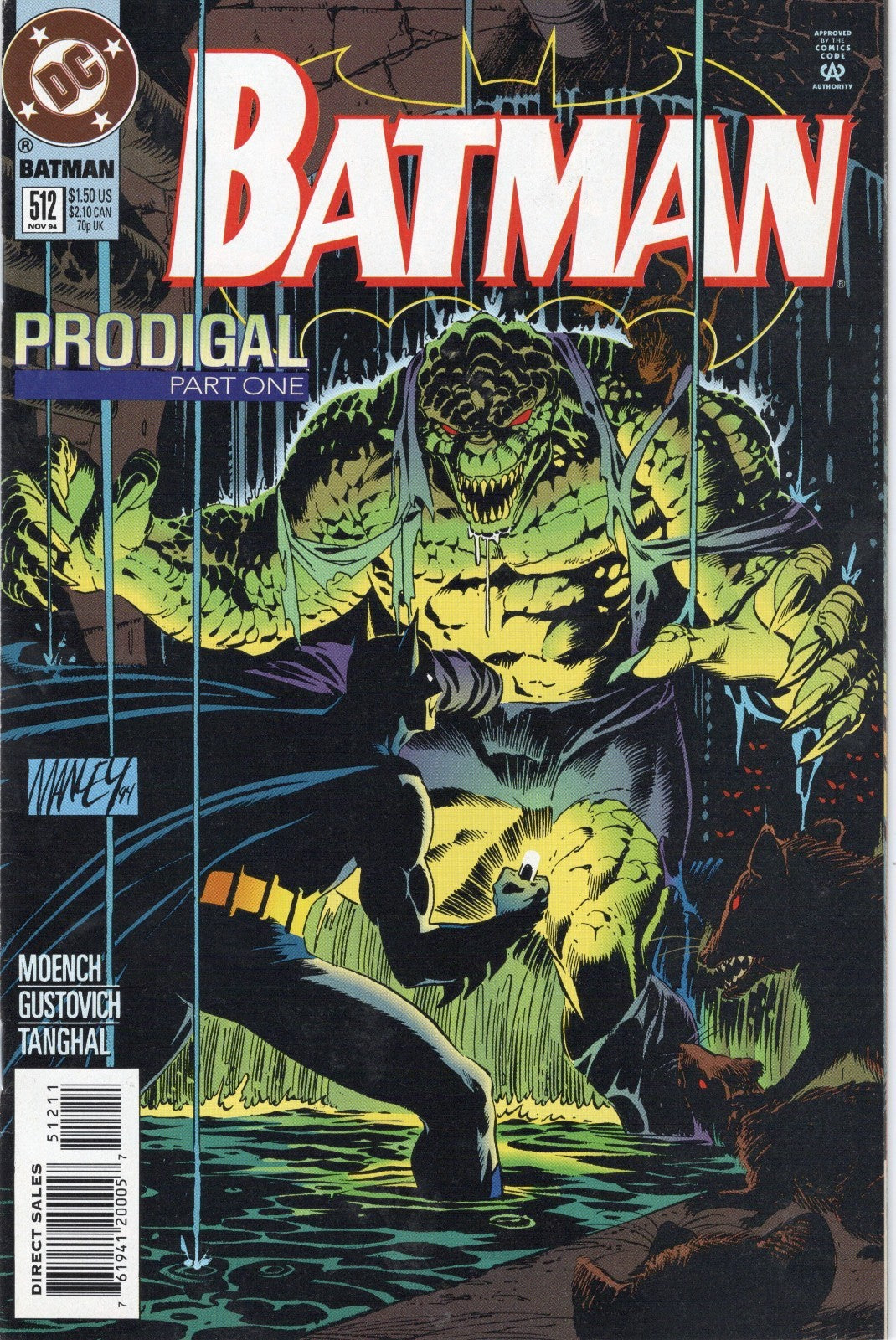 Batman #512 Vol. 1 1994 DC Comics 1st App High Grade Comic Book Q26-239
