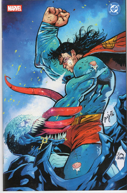 SPIDERMAN SUPERMAN 1 STEGMAN JOHNSON FELIX COMIC ART VARIANT NM MARVEL DC 2026