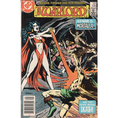 DC Comics The Warlord #109 Sept 1986 Mortalla Michael Fleisher Ron Randall Fine