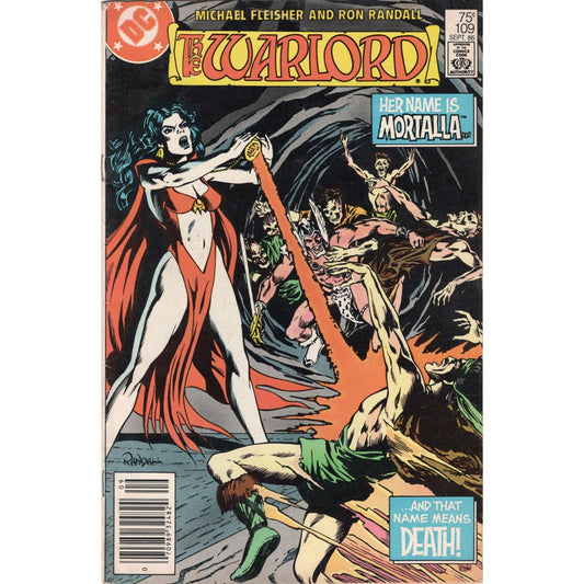 DC Comics The Warlord #109 Sept 1986 Mortalla Michael Fleisher Ron Randall Fine