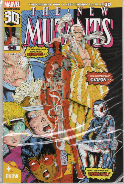 New Mutants #98 (Pan-Galactic Edition 3-D with Glasses) Near Mint (9.4)