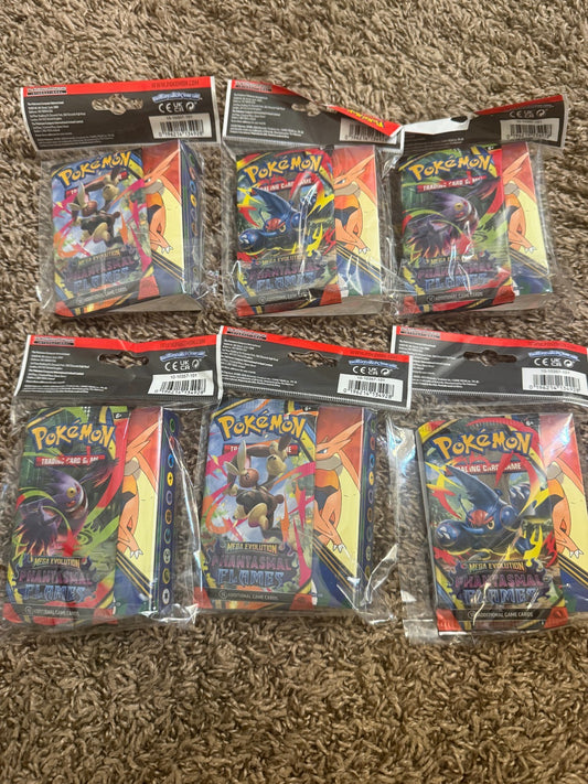 Pokemon TCG Mini Portfolio And Single Booster Pack (Phantasmal Flames)