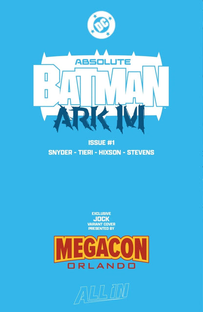 Absolute Batman: Ark M #1 2nd Print Exclusive Trade Cover Variant Signed By Jock