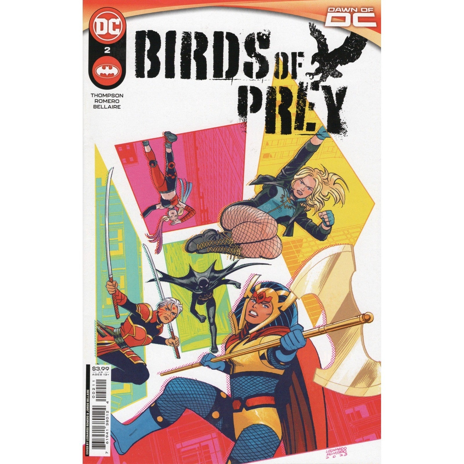Birds of Prey 2 DC Comics 2023 Thompson Romero Dawn of DC VF/NM