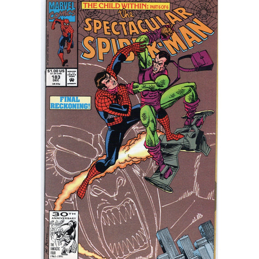 Spectacular Spider-Man 183 Dec 1991 Marvel Comics Green Goblin VF