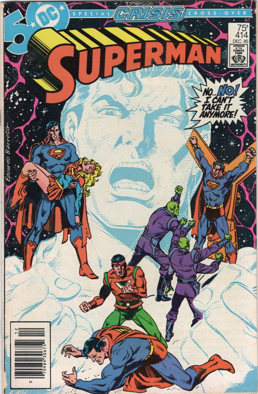 DC Superman # 414 December 1985 7.0