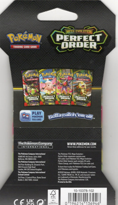 Pokemon Perfect Order Sleeved Booster Pack