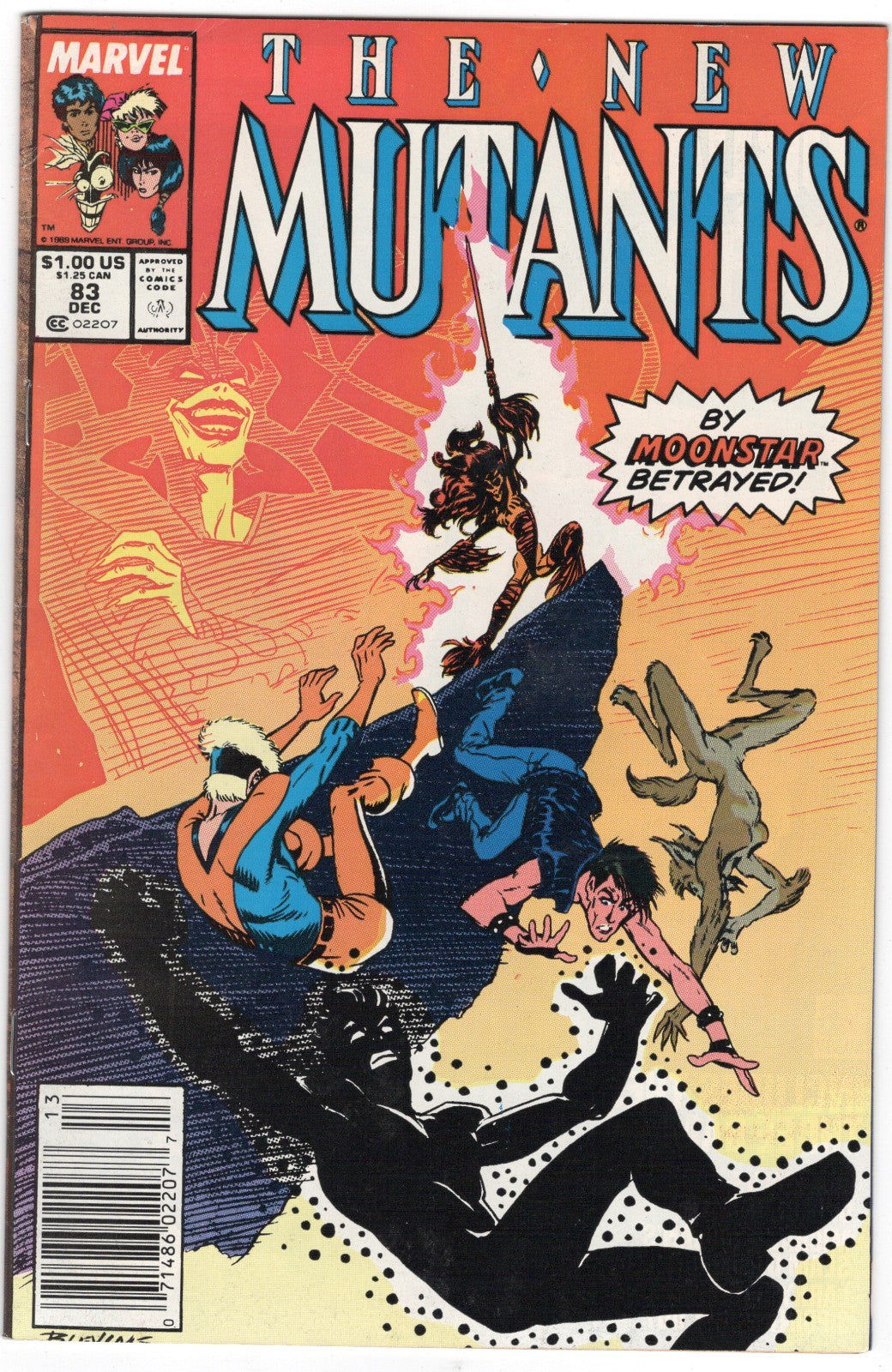 The New Mutants #83 Marvel Comics (1989)