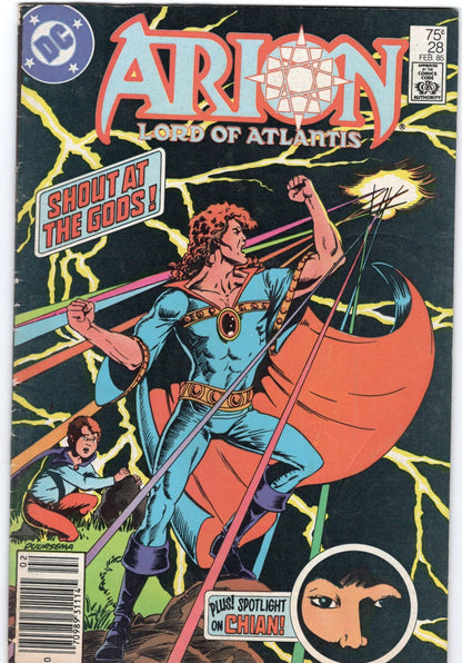 Arion, Lord of Atlantis #28 (1985) DC Comics 3.0 VG Newsstand 1st Print Comic