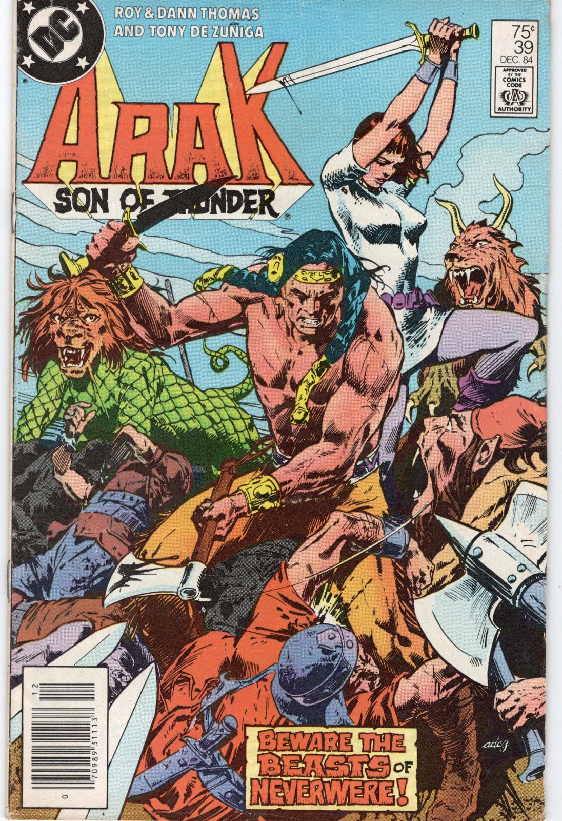 Arak Son of Thunder (1981) #39 VG/VF