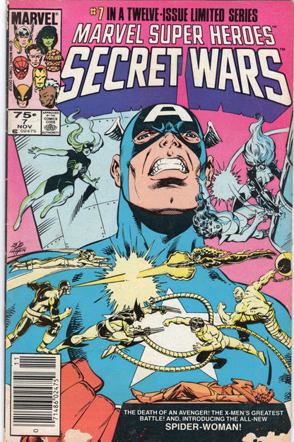 Marvel Super Heroes Secret Wars #7 1984 3.0 1st App Spider-Woman Julia Carpenter