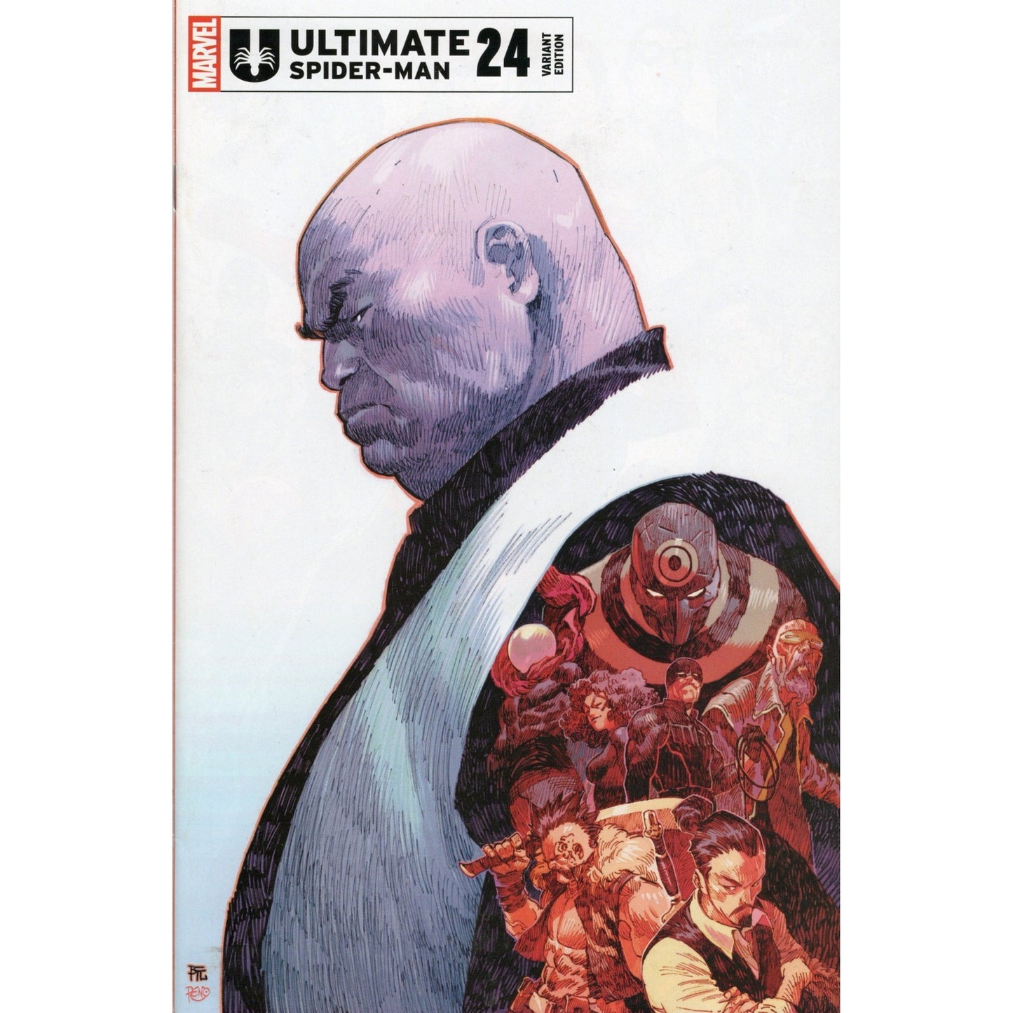 Ultimate Spider-Man 24 Dike Ruan Villains Cover NM