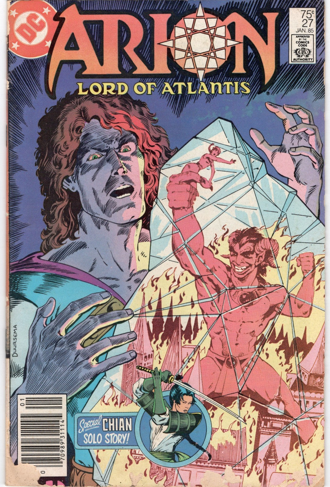 Arion Lord of Atlantis #27 January 1985 DC Comics Vintage Comic Book Collectors