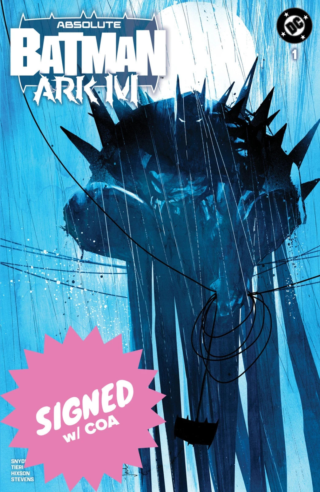 Absolute Batman: Ark M #1 2nd Print Exclusive Trade Cover Variant Signed By Jock
