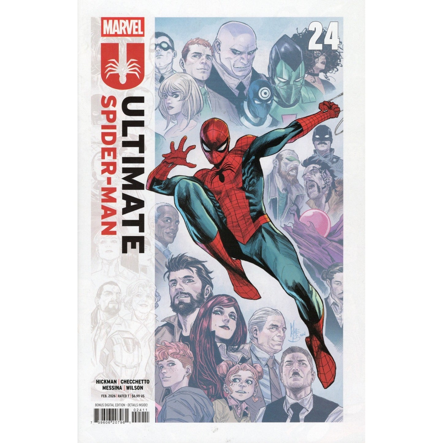 Ultimate Spider-Man 24 Marvel Comics 2026 Hickman Checchetto Modern Age Comic
