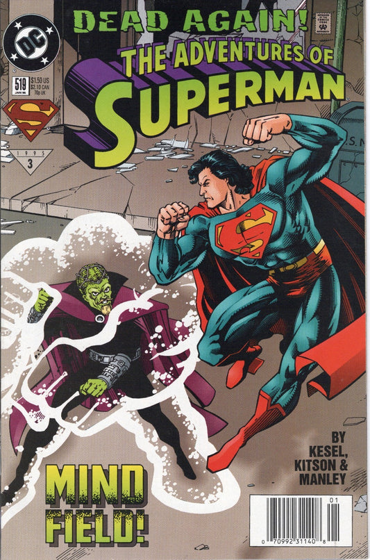 DC Comics ADVENTURES OF SUPERMAN #519 first printing cover A