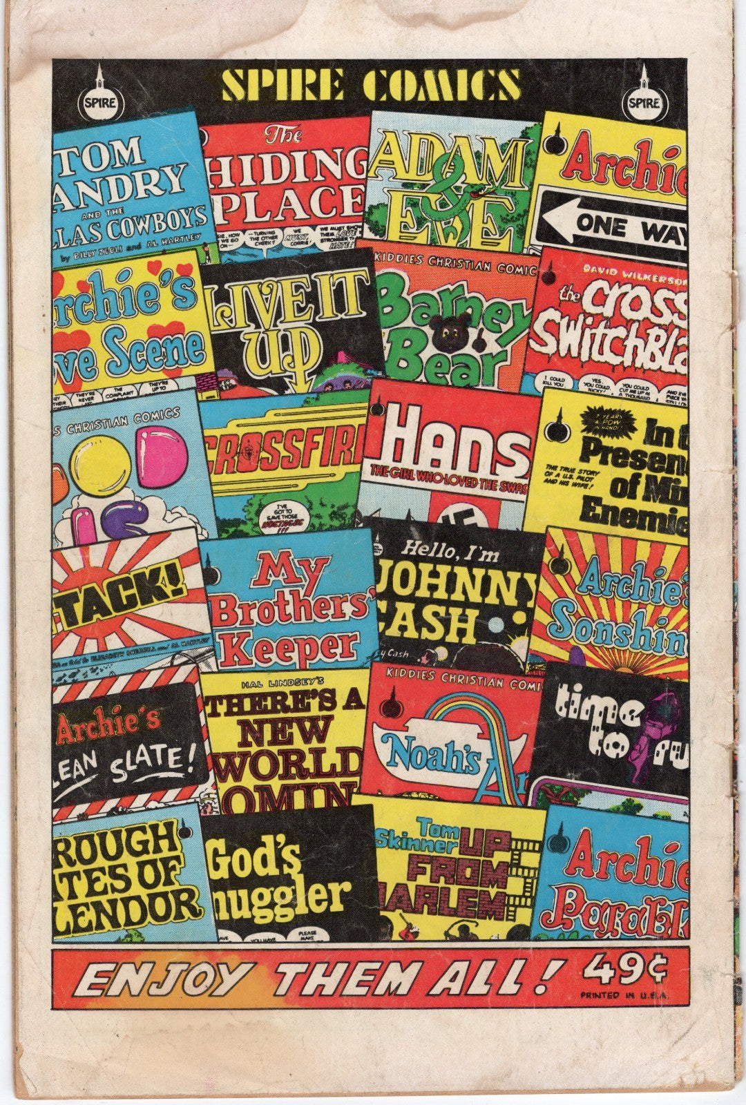 1974 Archie's Sunshine Comic Book