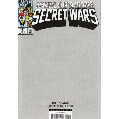 Marvel Super Heroes Secret Wars 8 Mico Suayan Limited Edition Variant Spider-Man