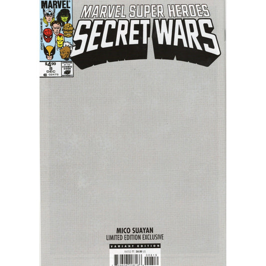 Marvel Super Heroes Secret Wars 8 Mico Suayan Limited Edition Variant Spider-Man