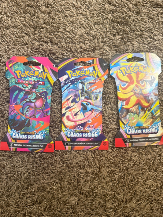 Mega Evolution Chaos Rising Pokémon TCG Booster Pack 