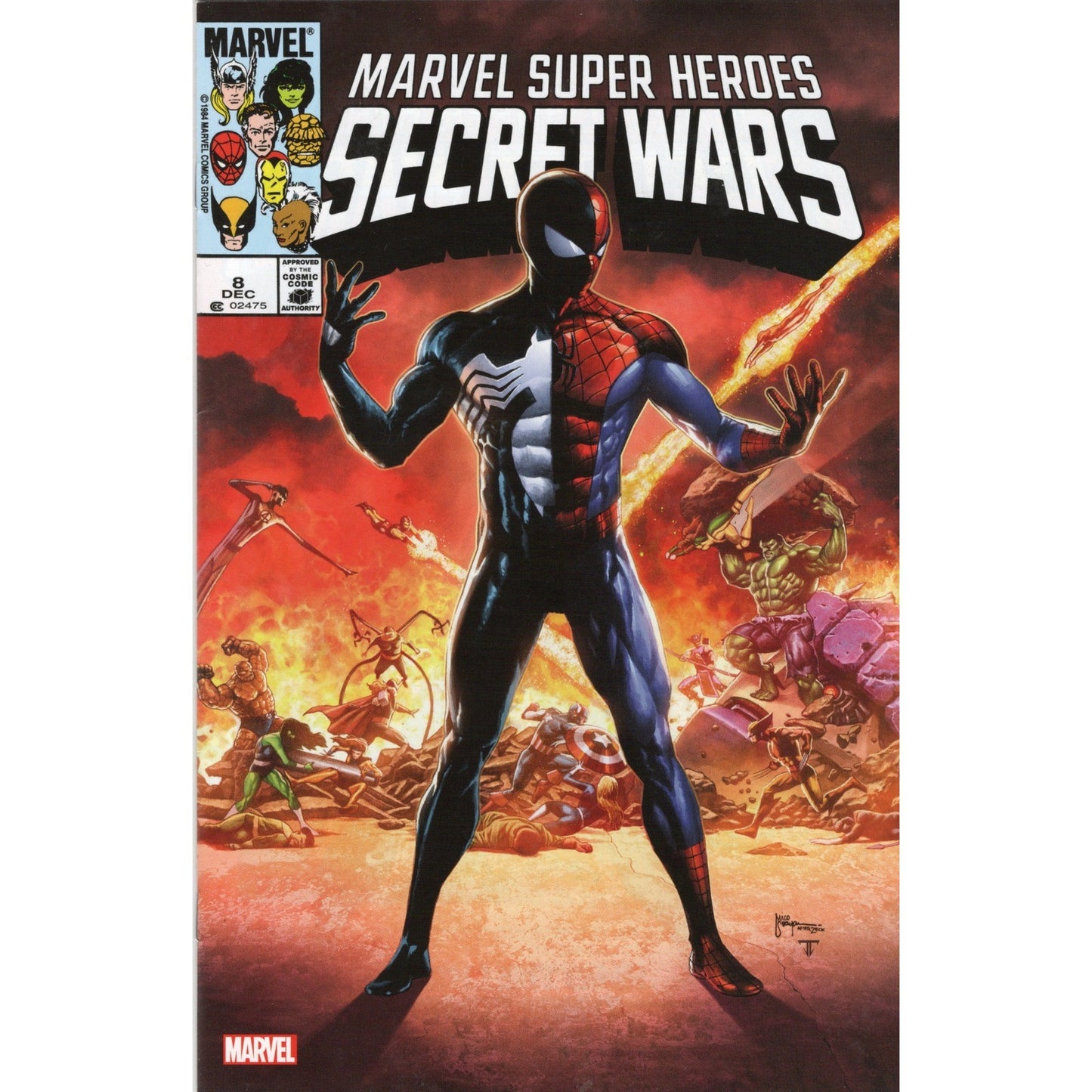 Marvel Super Heroes Secret Wars 8 Mico Suayan Limited Edition Variant Spider-Man