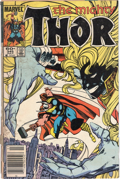 Mighty Thor #345 1984 Marvel Comics Newsstand