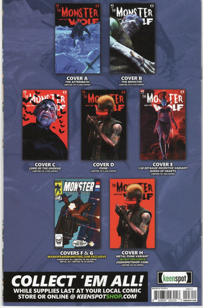 Mark Spears Monster & The Wolf # 3 Cover A NM 2026 Keenspot 2026 [KK8]