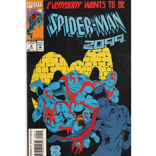 Spider-Man 2099 #9 July 1993 Marvel Comics VF Direct Edition Miguel OHara