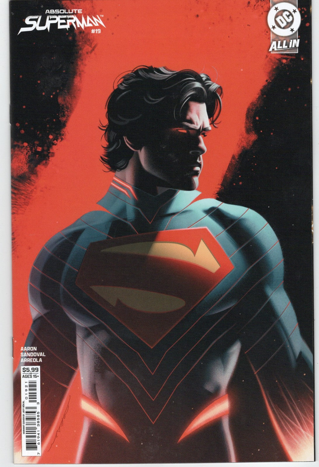 Absolute Superman #19 Cover B Jeff Dekal Card Stock Variant
