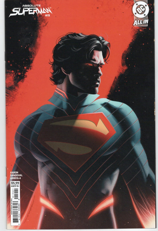 Absolute Superman #19 Cover B Jeff Dekal Card Stock Variant