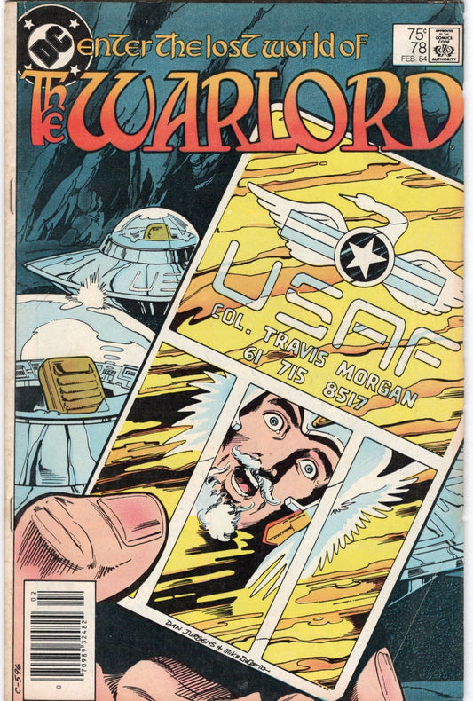 Warlord #78 1984 DC Comics Dan Jurgens Cover VF+/NM