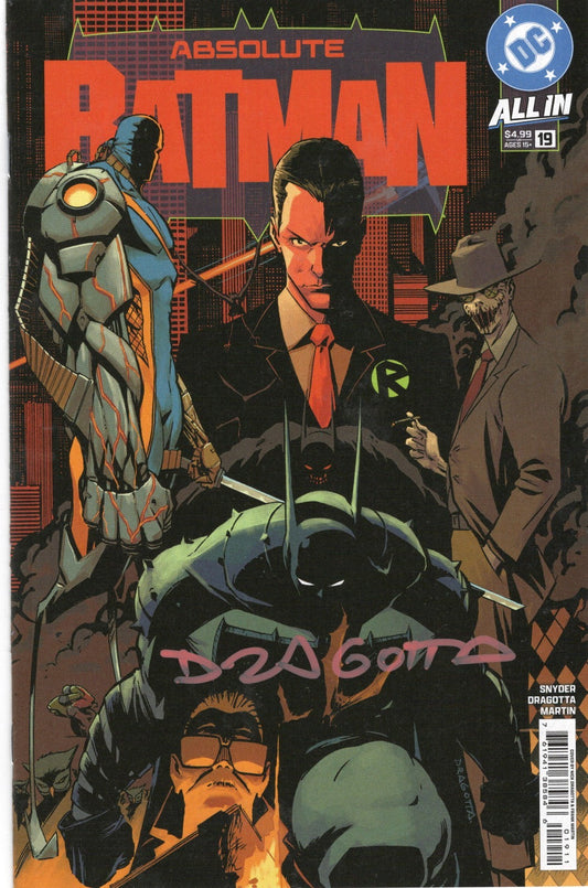 Absolute Batman #18 | Signed by Nick Dragotta w/ COA | Cover A